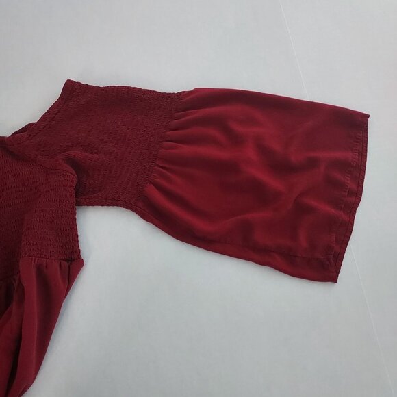 Torrid Challis Cold Shoulder Plum Top Size 5X - Picture 10 of 10